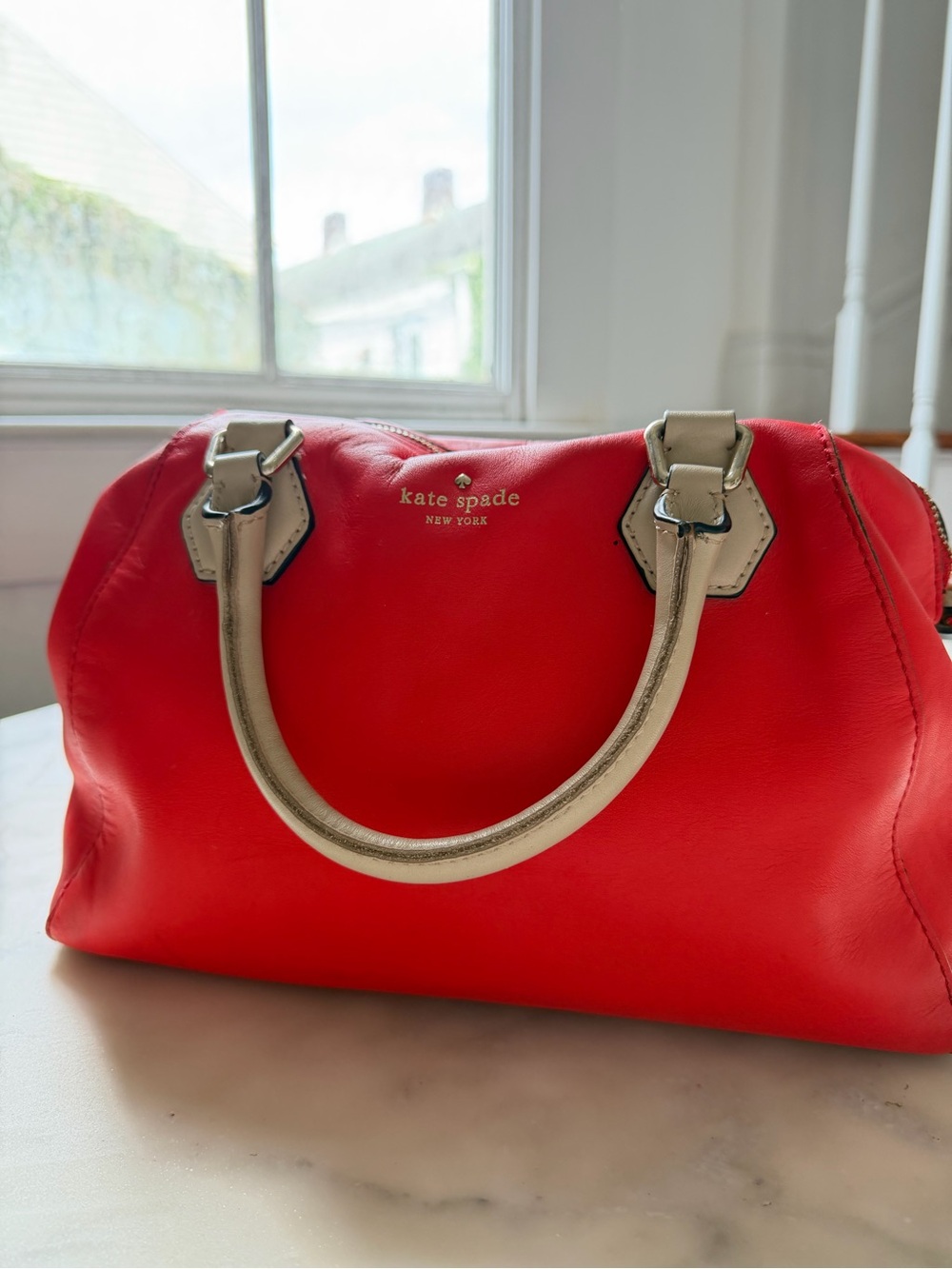 kate spade Red Leather Satchel